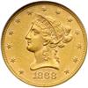 Image 1 : 1868 $10 Liberty NGC AU58