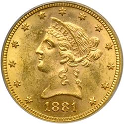 1881 $10 Liberty