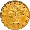 Image 1 : 1881 $10 Liberty PCGS MS61