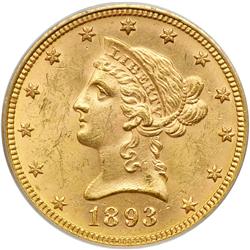 1893 $10 Liberty