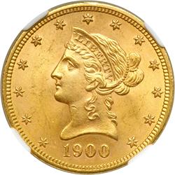 1900 $10 Liberty NGC MS65