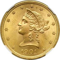 1901 $10 Liberty NGC MS65