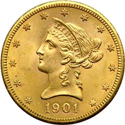 1901-S $10 Liberty