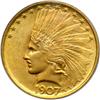 Image 1 : 1907 $10 Indian. No Periods