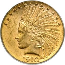 1910-D $10 Indian