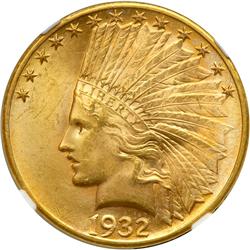 1932 $10 Indian NGC MS65