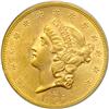 Image 1 : 1855 $20 Liberty