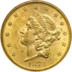 1873 $20 Liberty. Open 3 NGC MS61