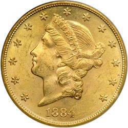 1884-S $20 Liberty