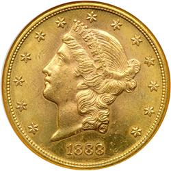 1888-S $20 Liberty NGC MS63