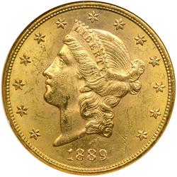 1889-S $20 Liberty NGC MS63