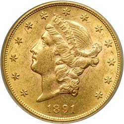 1891-S $20 Liberty