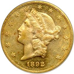 1892-CC $20 Liberty