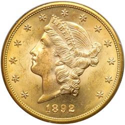 1892-S $20 Liberty