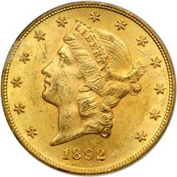 1892-S $20 Liberty