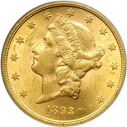 1893-S $20 Liberty