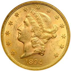1894 $20 Liberty NGC MS63