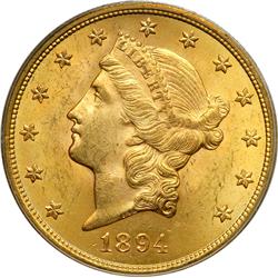 1894-S $20 Liberty