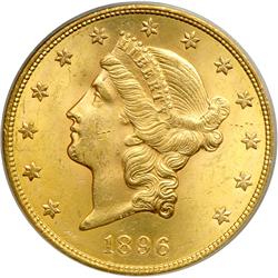 1896-S $20 Liberty