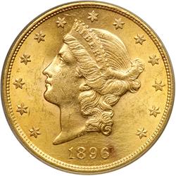1896-S $20 Liberty
