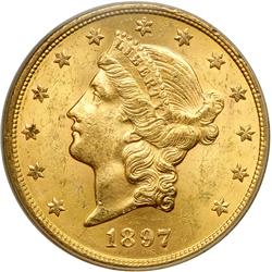 1897-S $20 Liberty