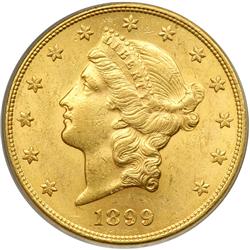 1899-S $20 Liberty