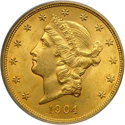 1904 $20 Liberty