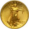 Image 1 : 1907 $20 St. Gaudens. High Relief, Flat Rim