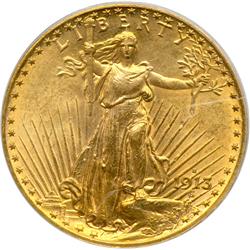 1913-S $20 St. Gaudens