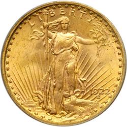 1922 $20 St. Gaudens