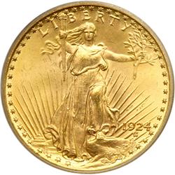 1924 $20 St. Gaudens