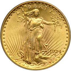 1924 $20 St. Gaudens