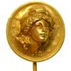 Image 1 : 1878 $2.50 gold Pop-Out Coin made into a pin