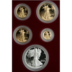 1995 5-piece American Eagle 10th Anniversary Proof Set