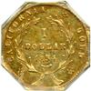 Image 2 : 1854 Dollar Octagonal. Breen and Gillio-532. Low Rarity 4. PCGS MS62