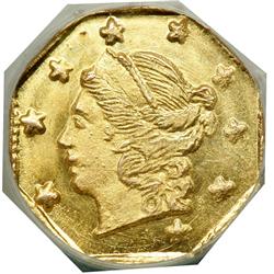 1867 Quarter Dollar Octagonal. Breen and Gillio-709. Rarity 4. NGC MS64