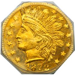 1872 Quarter Dollar Octagonal Indian. BG-791 Rarity 3