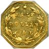 Image 2 : 1871 Half Dollar Octagonal. Breen and Gillio-924. Rarity 3. NGC MS62