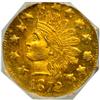 Image 1 : 1872 Half Dollar Octagonal. NGC MS64