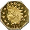 Image 1 : "1868" Half Dollar Octagonal. Breen and Gillio-961. Rarity 7. NGC MS63