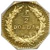 Image 2 : "1868" Half Dollar Octagonal. Breen and Gillio-961. Rarity 7. NGC MS63