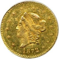 1872 Half Dollar Round. Breen and Gillio-1013. Low Rarity 6. NGC MS63