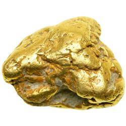 CALIFORNIA Large Placer Gold Nugget 1.23 ozt. (38.2 gr.)