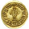 Image 1 : Visigoths. Erwig, 680-687. Gold Tremissis (1.46 g) minted at Emerita (Merida). MS