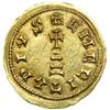 Image 2 : Visigoths. Erwig, 680-687. Gold Tremissis (1.46 g) minted at Emerita (Merida). MS