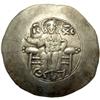 Image 1 : John II, Comnenus, 1118-1143. Electrum Aspron Trachy (4.39 g) minted at Constantinople. VF