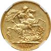 Image 2 : Australia. Sovereign, 1879-M. NGC EF45