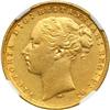 Image 1 : Australia. Sovereign, 1881-M. NGC AU50