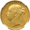 Image 1 : Australia. Sovereign, 1887-M. NGC AU50
