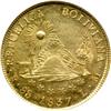 Image 2 : Bolivia. 8 Escudos, 1837-LM (Potosi). NGC MS61